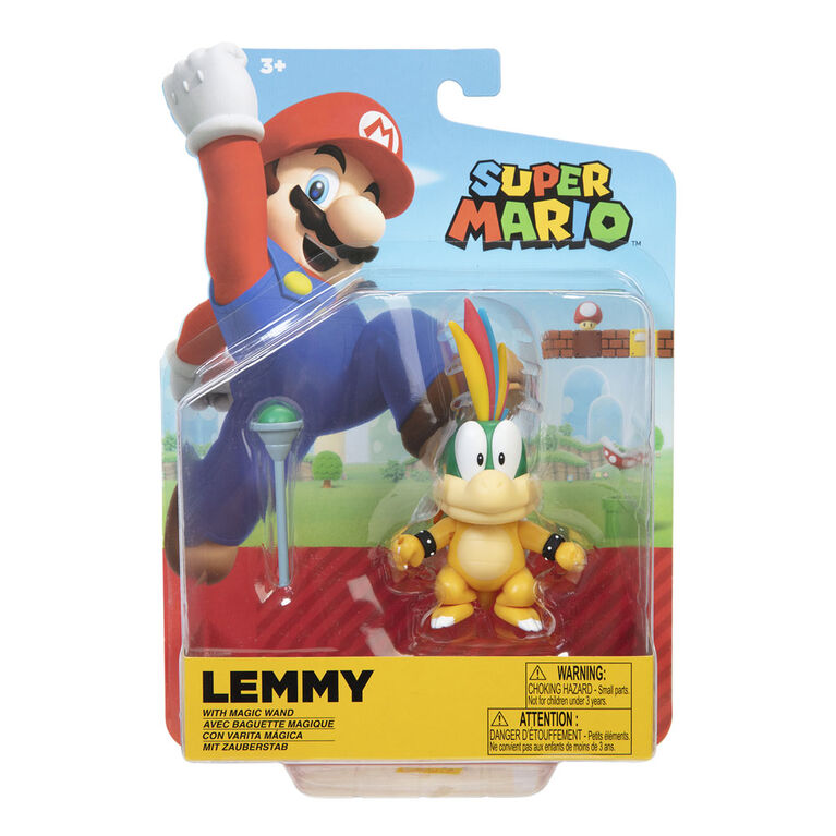 Nintendo 4" Figure: Lemmy Koopa with Wand
