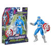 Marvel Avengers Mech Strike Monster Hunters Captain America Toy, 6-Inch-Scale Action Figure with Accessory