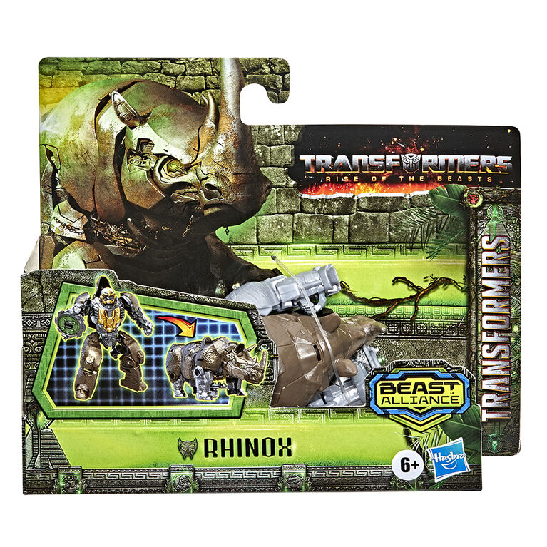 Transformers: Rise of the Beasts, Beast Alliance, figurine Battle Changers Rhinox de 11 cm