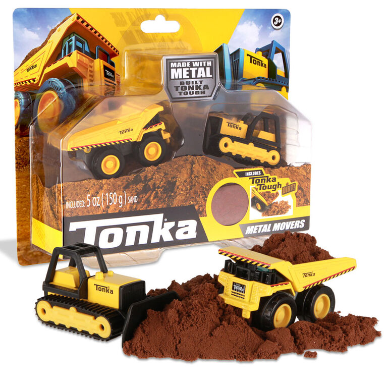 Tonka - Pack Combinaison Métaux - Mighty Dump & Bulldozer