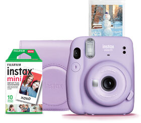 Fujifilm Instax Mini 11 Lilac Purple Instant Camera Bundle