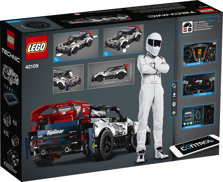 LEGO Technic App-Controlled Top Gear Rally Car 42109 (463 pieces)