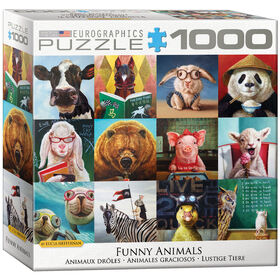 Funny Animals - Puzzle de 1000 pièces