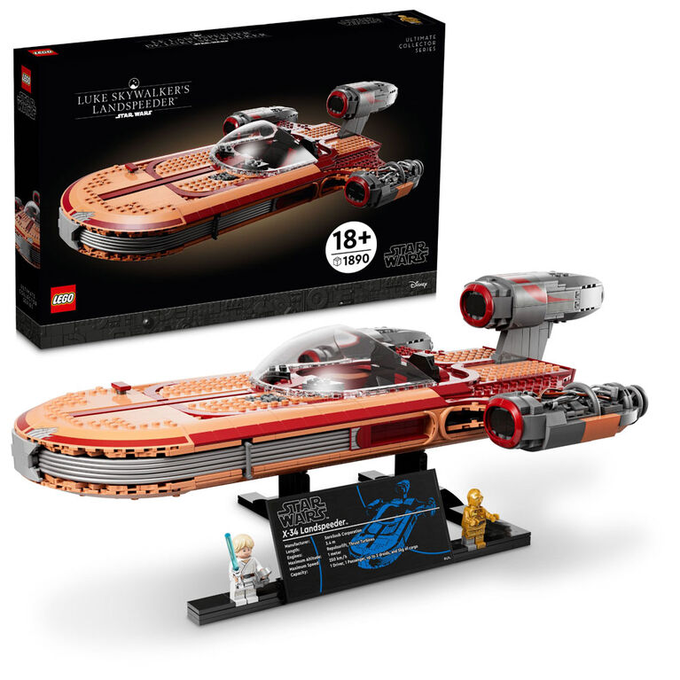 LEGO Star Wars Luke Skywalker's Landspeeder 75341 Building Kit (1,890 Pieces)