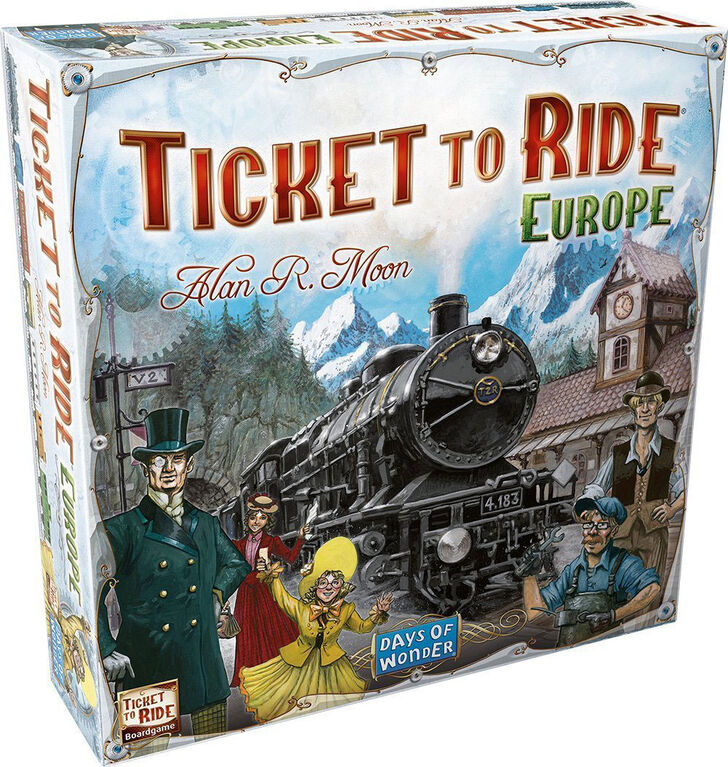 Ticket to Ride Game - Europe - English Edition