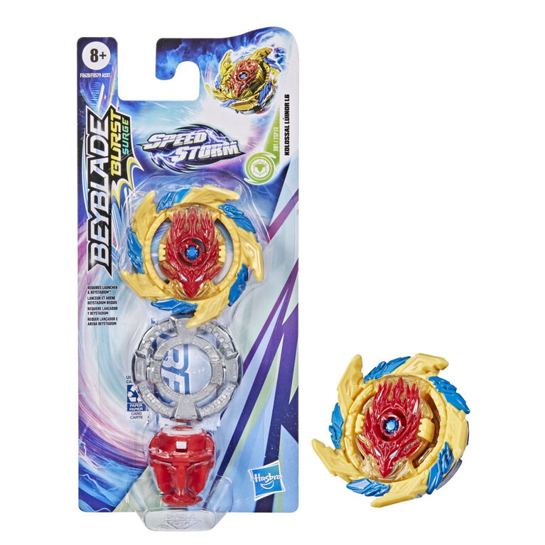 Beyblade Burst Surge Speedstorm Kolossal Luinor L6 Spinning Top Single Pack