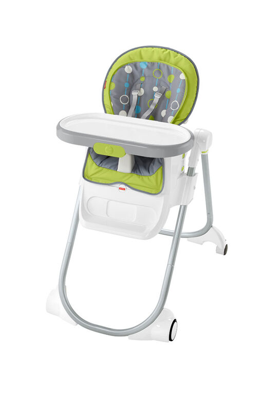 Fisher-Price - Chaise haute Nettoyage total 4 en 1