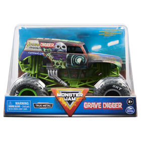 Monster Jam, Official Grave Digger Monster Truck, Collector Die-Cast Vehicle, 1:24 Scale