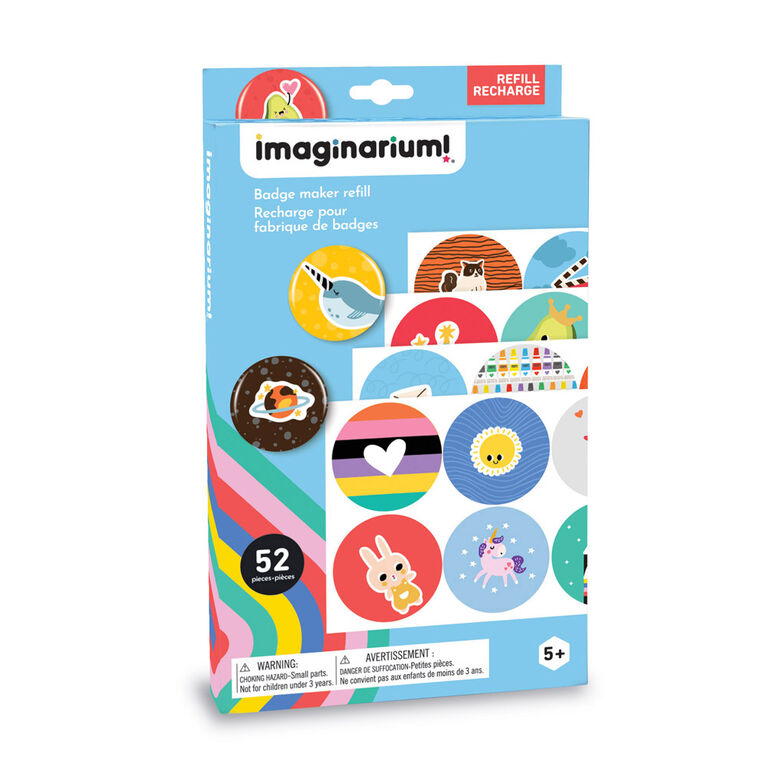 IMAGINARIUM Badge Maker Refills