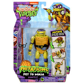 Tales of Teenage Mutant Ninja Turtles: Mutations Deluxe Donatello Pet to Ninja Figure