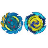 Beyblade Burst QuadStrike Komet Helios H8 and Tidal Pandora Epic P8 Spinning Top Dual Pack, Battling Game Top Toy