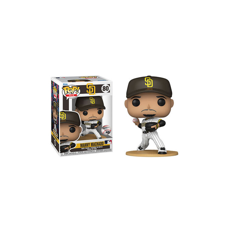 Funko Pop! MLB:Padres-Manny Machado (Home Jersey) Vinyl Figure