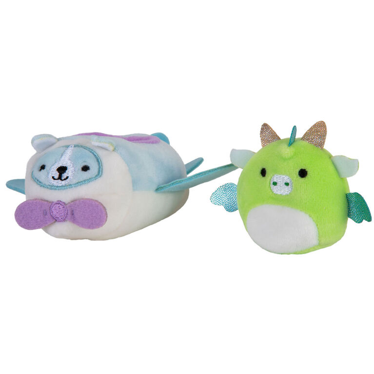 Mini peluche Squishville - Squishville Dexter en avion