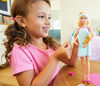Poupée ​Barbie Spa, blonde, avec chiot et 9 accessoires