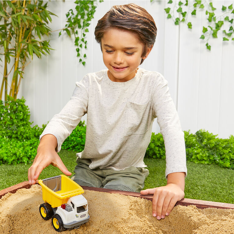 Mini camion benne Little TikesMD Dirt DiggersMC, voiture-jouet multicolore pour l'intérieur et l'extérieur et véhicules-jouets pour un divertissement en tout lieu pour les enfants de 2 ans et +