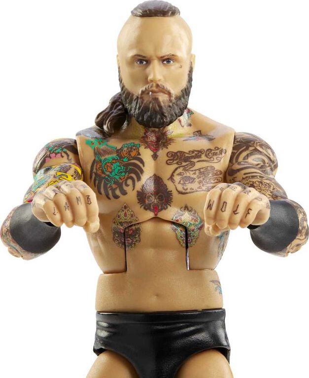 WWE Aleister Black Elite Collection Action Figure, 6-in/15.24-cm Posable Collectible