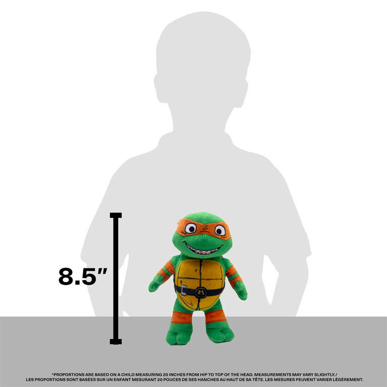 TMNT Mutant Mayhem Movie - Small Plush Michelangelo