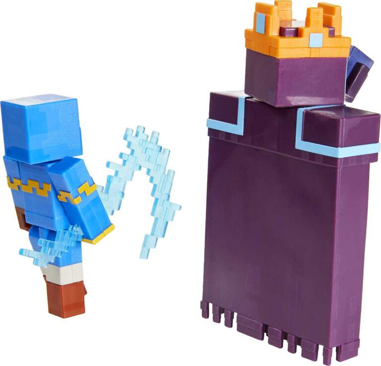 Minecraft Dungeons Arch Illager and Redstone Golem Figures