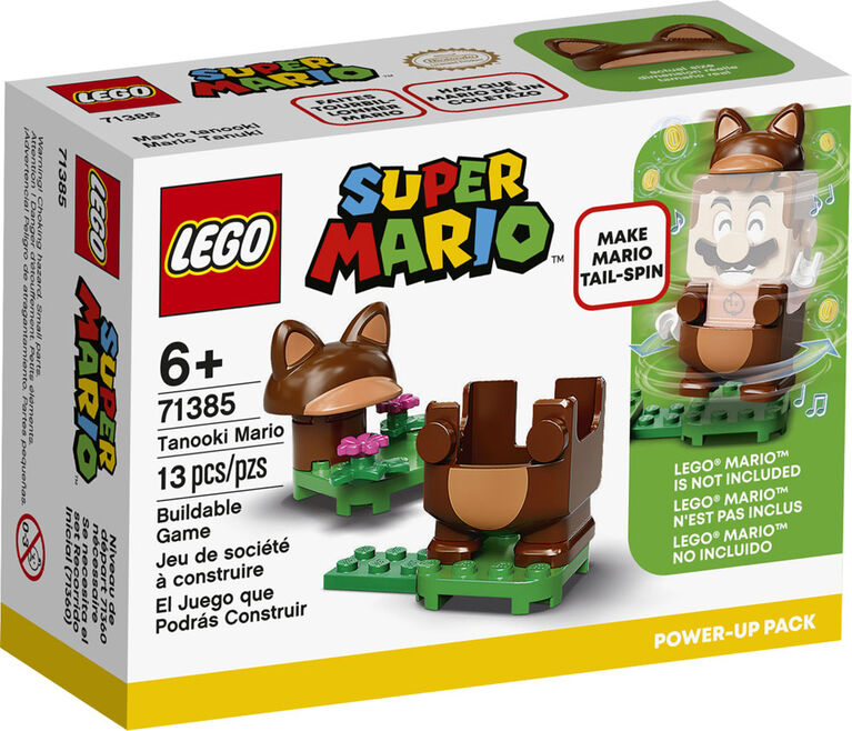 LEGO Super Mario Pack de Puissance Mario tanuki 71385 (13 pièces)