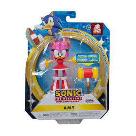 SONIC 4" Figure - Amy with Piko Piko Hammer