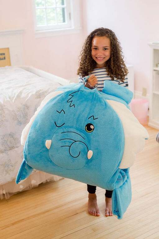 Soft Landing Luxe Loungers Elephant Character Cushion