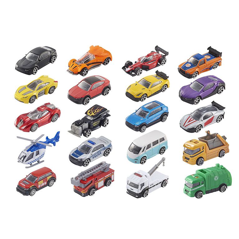 Lot de 10 véhicules miniatures Teamsterz.
