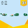 LEGO Creator 3 in 1 Turtle with a Water Lily Flower Building Toy for Girls & Boys, Ages 7+ - 31377