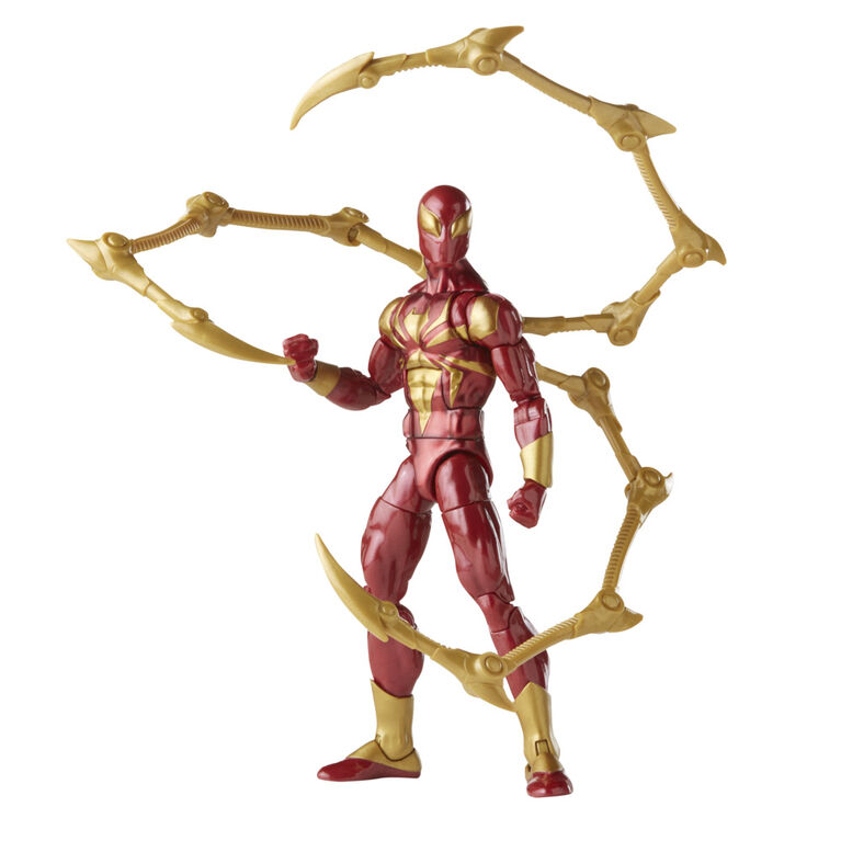 Marvel Legends Series Spider-Man, figurine Iron Spider de 15 cm, inclut 2 accessoires