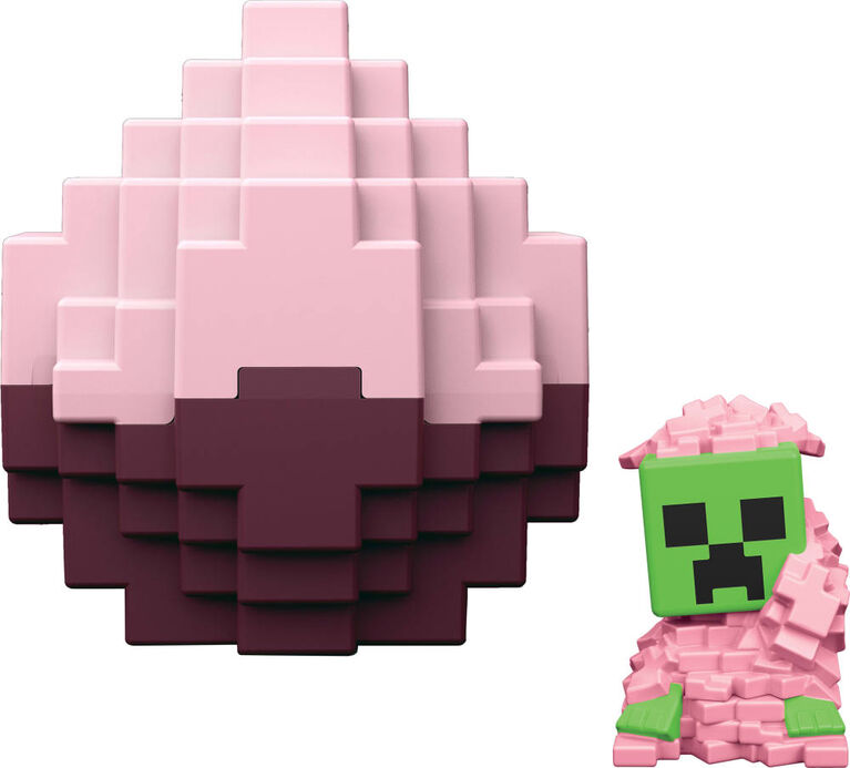 Minecraft Mini Mode Spawn Egg with Mini Figure Cherry Blossom