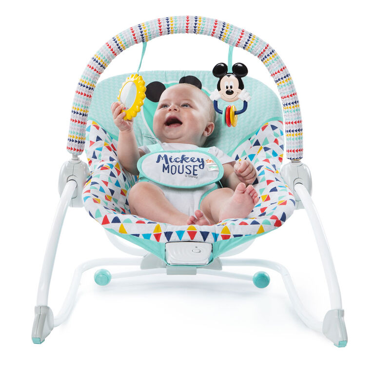 Disney Baby MICKEY MOUSE Happy Triangles Infant to Toddler Rocker