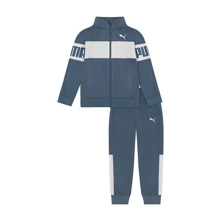 PUMA - Track Jacket & Jogger Set Dark Blue 2T