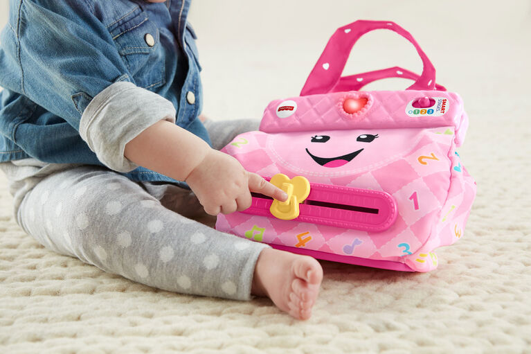 Fisher-Price Rires et Éveil - Mon sac à main intelligent - Édition anglaise