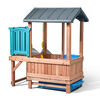 Step2 Woodland Adventure Playhouse and Slide - Marron