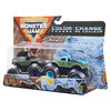 Monster Jam, Official Mohawk Warrior vs. W Color-Changing Die-Cast Monster Trucks, 1:64 Scale