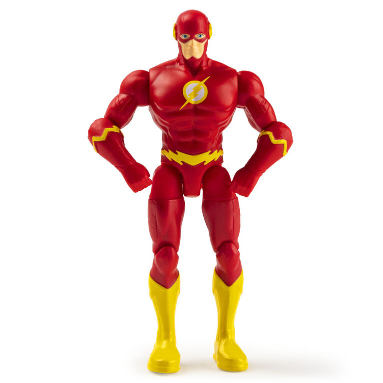 DC Comics 4-inch THE FLASH Action Figure with 3 Mystery Accessories, Adventure 3