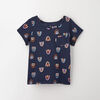 5-6 ans t-shirt à poche à manches courtes - imprimé marine
