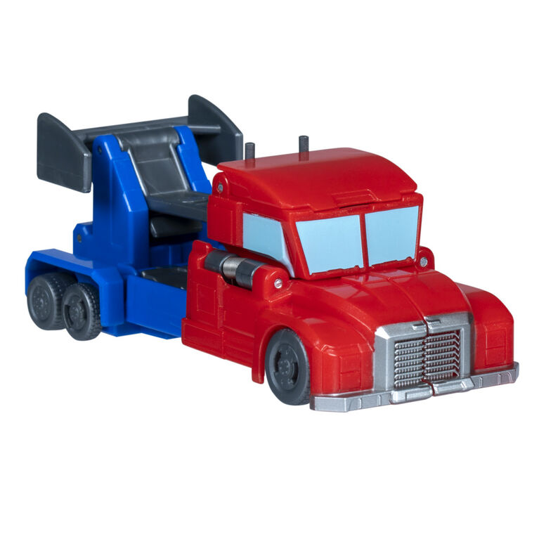 Transformers Earthspark Smash Changers 1 &eacute;tape, figurine Optimus Prime