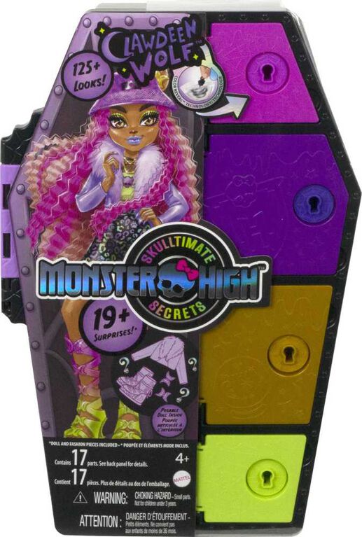 Monster High Skulltimate Secrets Clawdeen Wolf Doll
