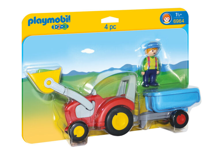 Playmobil - Tractor with Trailer