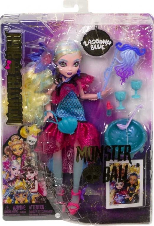 Monster High Lagoona Blue Doll in Monster Ball Party Dress with Accessories