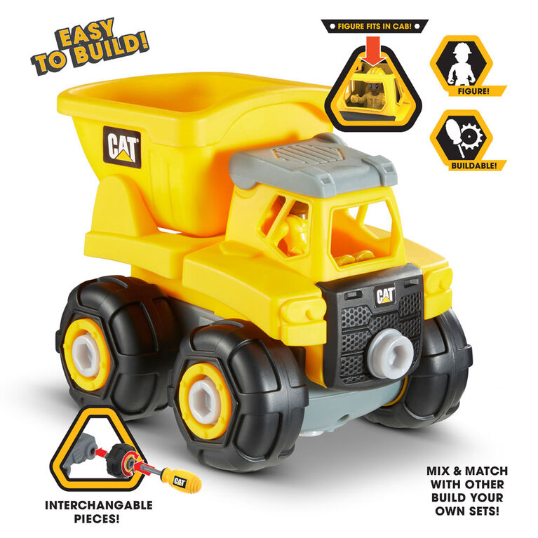 Cat Build Your Own Vehicle Junior Crew Dump Truck