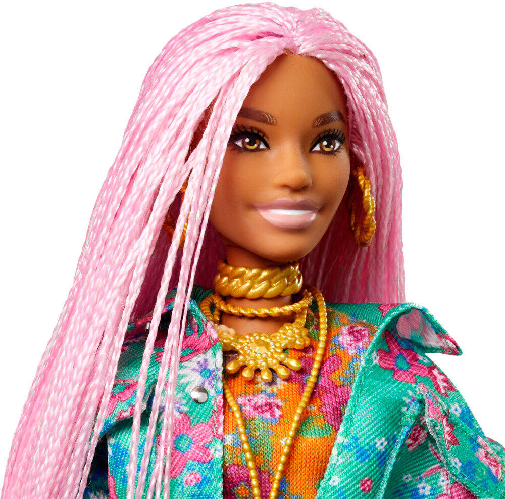 Barbie style floral jacket doll outlet