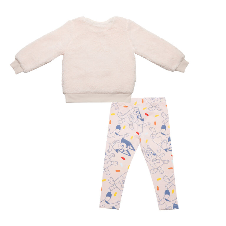 Bluey - Ensemble deux pièces - Blanc cassé - Taille 5T - Exclusivité Toys "R" Us