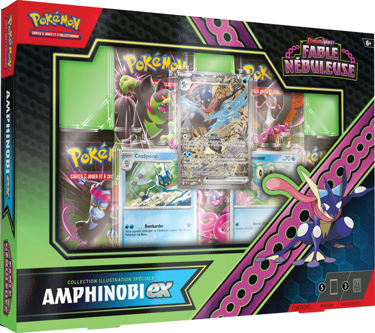 Collection Illustration Spéciale Fable Nébuleuse Pokémon SV6.5 - Hyporoi-ex/Amphinobi-ex - Français