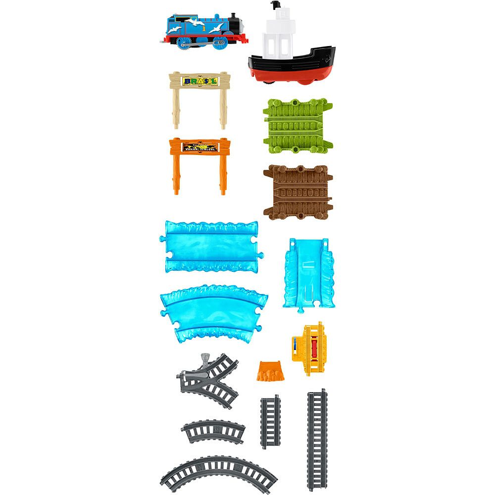 trackmaster boat & sea set