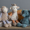 Mary Meyer - Putty Pinstripes Elephant - Soft Toy, Stuffed Animal 14"