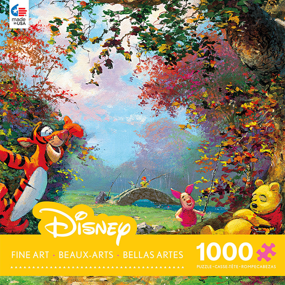 Disney Fine Art 1000 Pieces Puzzle - Pooh's Afternoon Nap