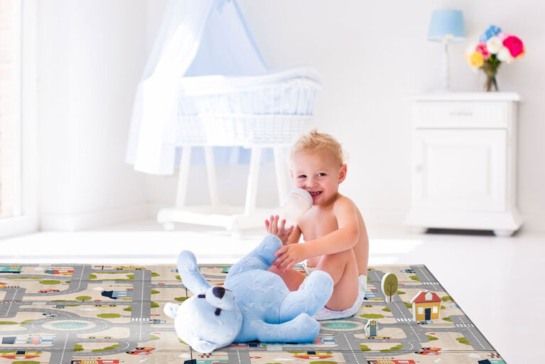 Tapis de sol de jeu pour bébé  Tapis pour enfant rembourré