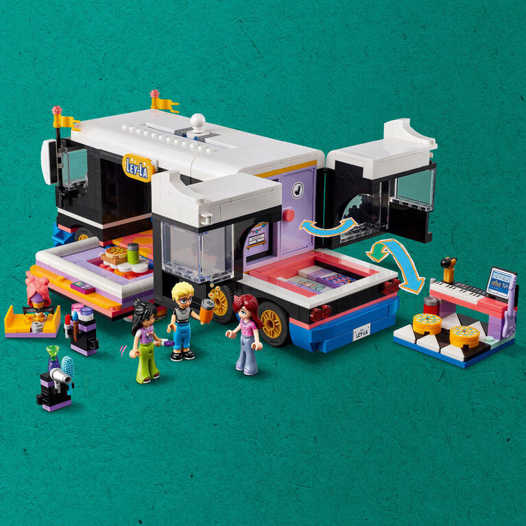 Jouet LEGO Friends L'autobus de tournée musicale de la pop star 42619