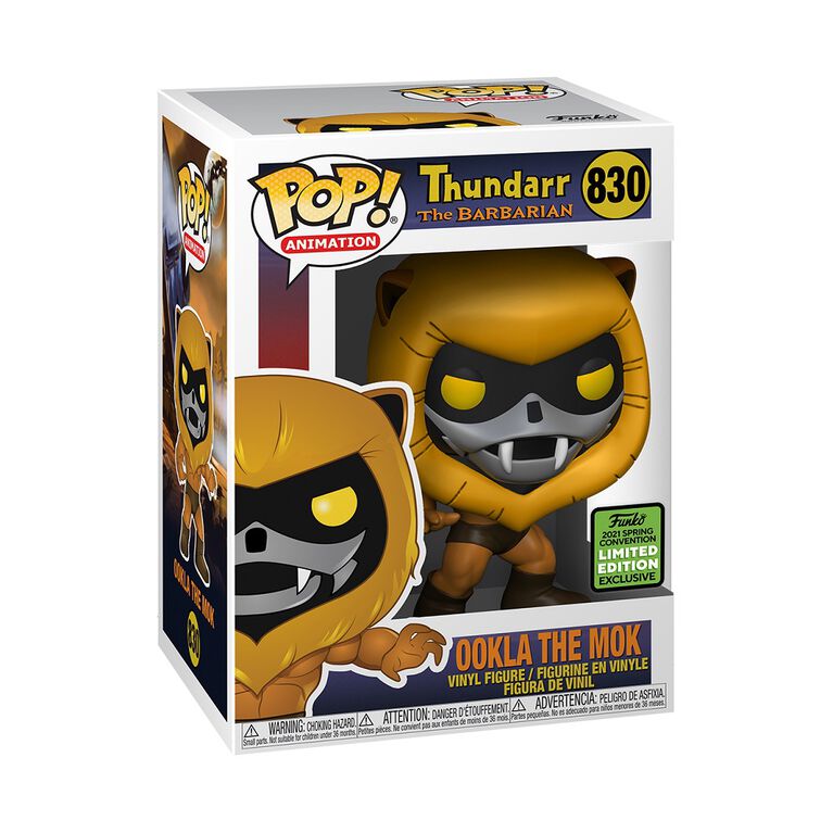 Funko POP! Animation Thundarr The Barbarian Ookla The Mok Vinyl Figurine - R Exclusive - Available online only